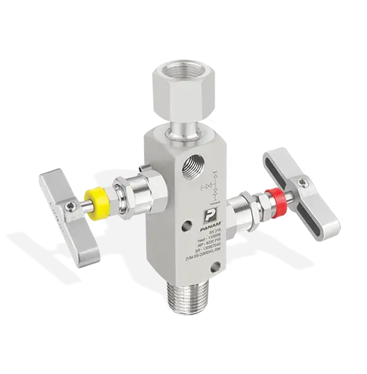 Male X Female Swivel Threaded, Remote Mount, 6000 psi