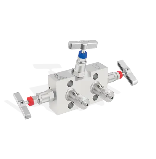 Flanged x Male Threaded, T-Type, 6000 psi, Angle Type